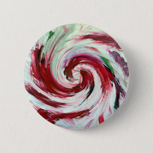 PEPPERMINT CANDY - 2 INCH ROUND BUTTON