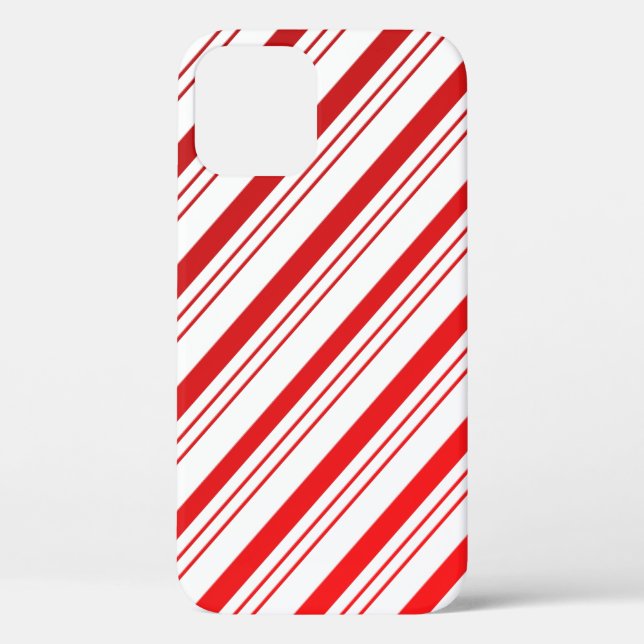 Peppermint Candy Cane Case-Mate iPhone Case (Back)