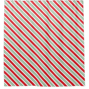 Peppermint Candy Cane Stripes Pattern (red/green)