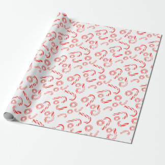 Peppermint Candy Cane Wrapping paper