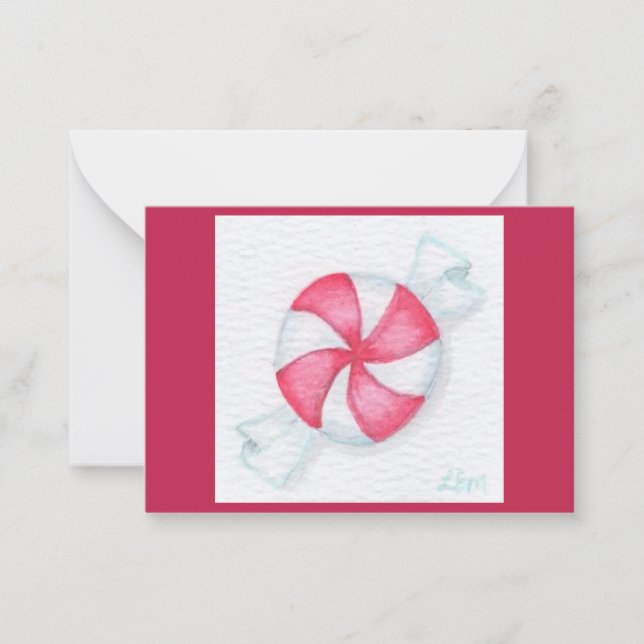 Peppermint Candy Card (Front)