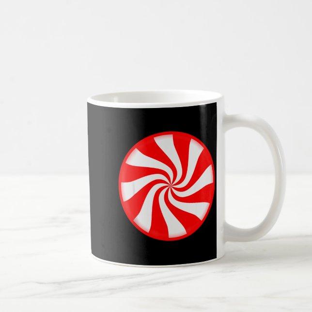 Peppermint Candy Christmas  Coffee Mug (Right)