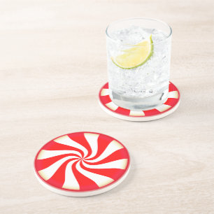 Peppermint Candy Coaster