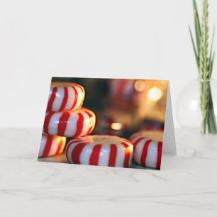Peppermint Candy Holiday Card