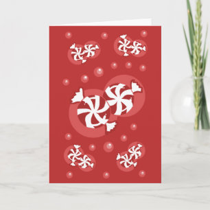 Peppermint Candy Holiday Card