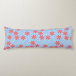 Peppermint Candy Mints Christmas Body Pillow