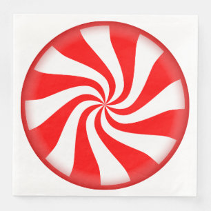 Peppermint Candy Napkin
