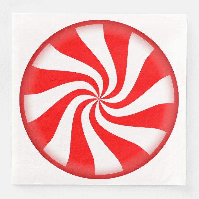 Peppermint Candy Napkin (Front)