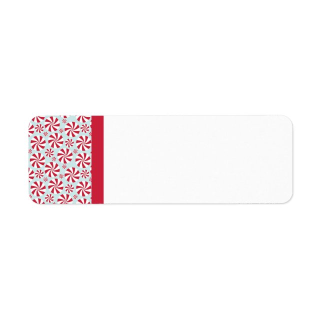 Peppermint Candy Red and Blue Holiday (Front)