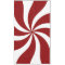 Peppermint Candy Swirl Red and White