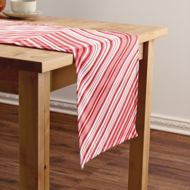 Peppermint Chevron Table Runner (In Situ)