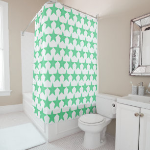 Peppermint Coloured Stars Design