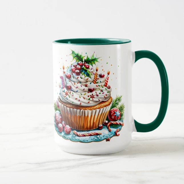 Peppermint Cupcakes Mug (Right)