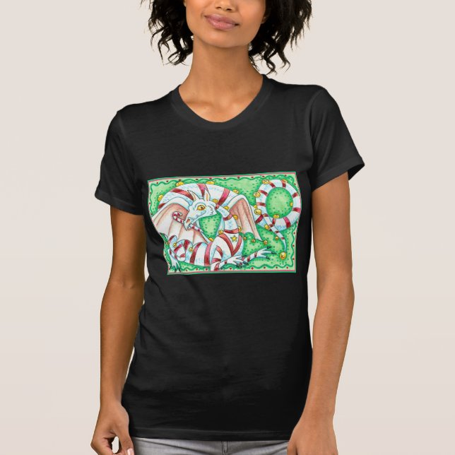 Peppermint Dragon T-Shirt (Front)
