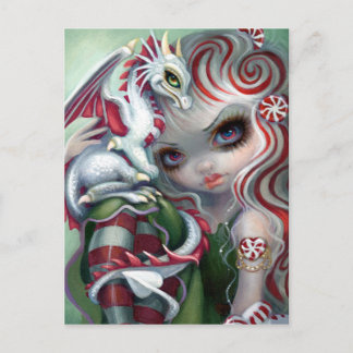 "Peppermint Dragonling" Postcard