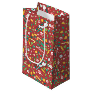 Peppermint Dreams Snoopy Candy Pattern Small Gift Bag