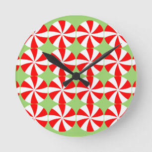 peppermint green  round clock