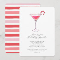 Peppermint Martini Holiday Cocktail Party