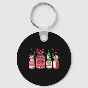 Peppermint Mocha Propofol Christmas Nurse Er Ed Ic Keychain