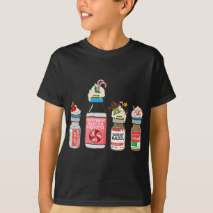 Peppermint Mocha Propofol Cute Christmas Nurse ER  T-Shirt