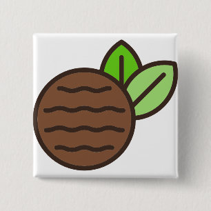 peppermint-patty 2 inch square button