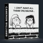 Peppermint Patty & Marcie at the Wall Binder<br><div class="desc">Check out Peppermint Patty and Marcie hanging out by the brick wall.</div>