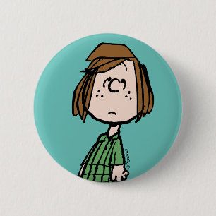 Peppermint Patty Rolling Eyes 2 Inch Round Button