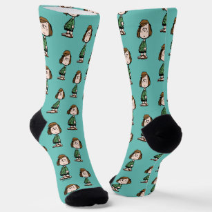 Peppermint Patty Rolling Eyes Socks