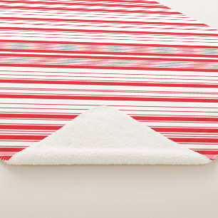 Peppermint Sherpa Blanket (3 Sizes)