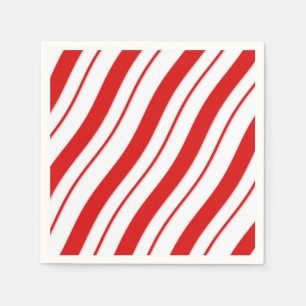 Peppermint Stripes Napkin