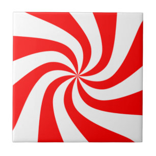 peppermint swirl candy tile