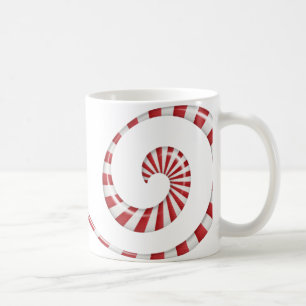 Peppermint swirl coffee mug