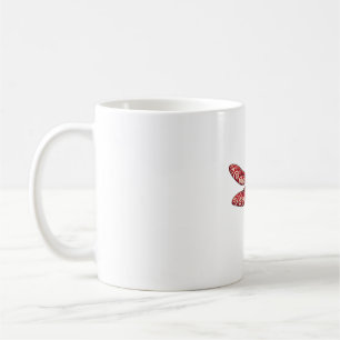 Peppermint Swirl Dragonfly Coffee Mug
