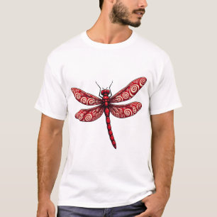 Peppermint Swirl Dragonfly T-Shirt