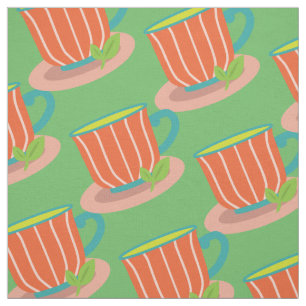 Peppermint tea for tea lovers fabric