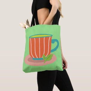 Peppermint tea for tea lovers tote bag