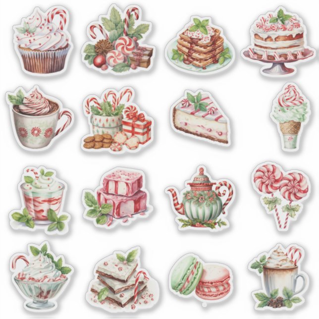 Peppermint Treats Red and Green (Front)