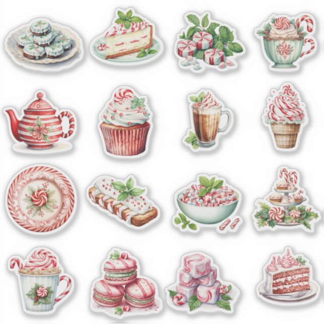 Peppermint Treats Red and Green (Front)