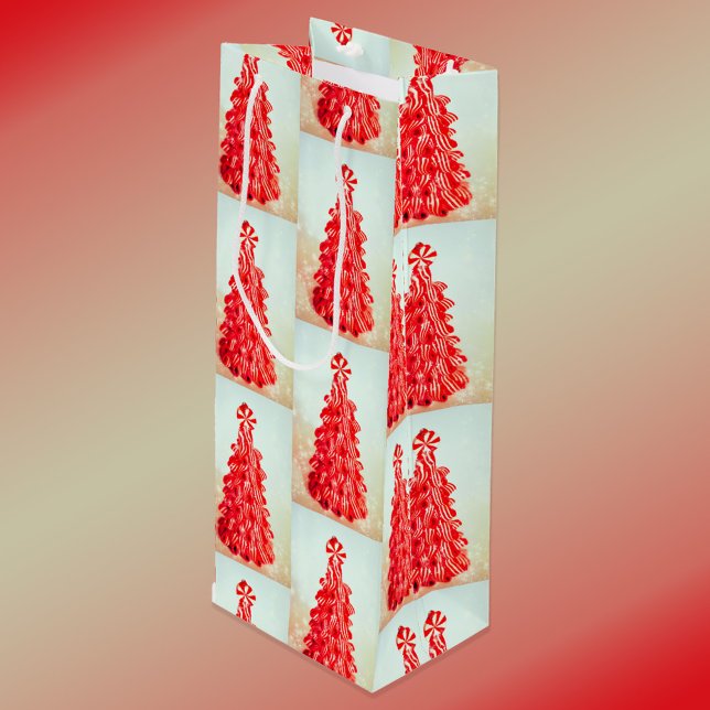 Peppermint Tree (Small, Medium, Wine) Gift Bag  (Creator Uploaded)