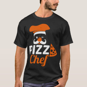 Pepperoni and Cheese Pizza Chef T-Shirt