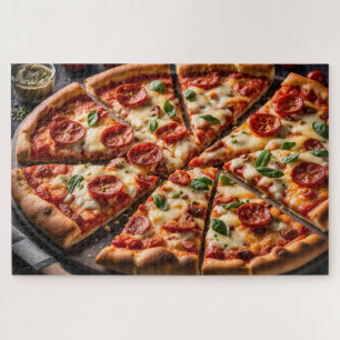 Pepperoni & Cheese Pizza Jigsaw Puzzle