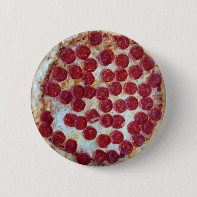 Pepperoni Pizza 2 Inch Round Button (Front)