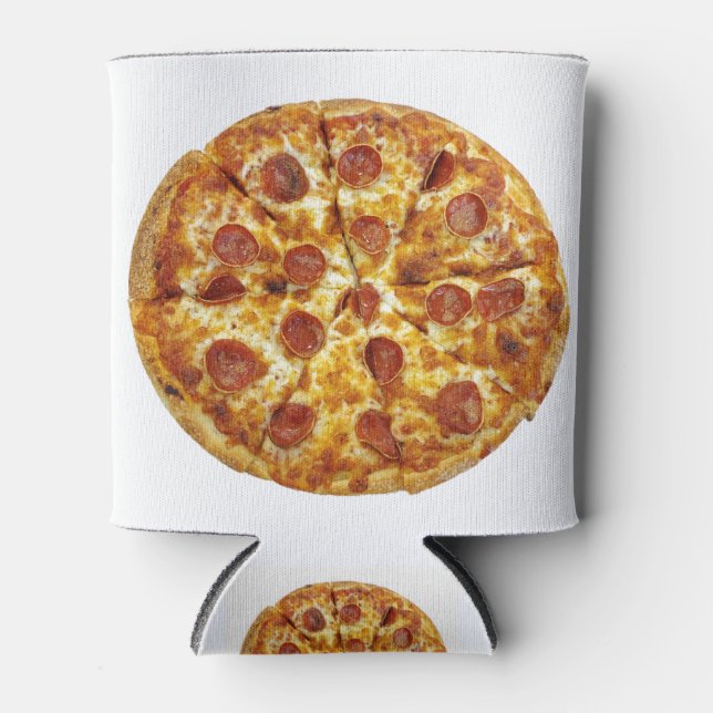 Pepperoni Pizza Can Cooler (Front)