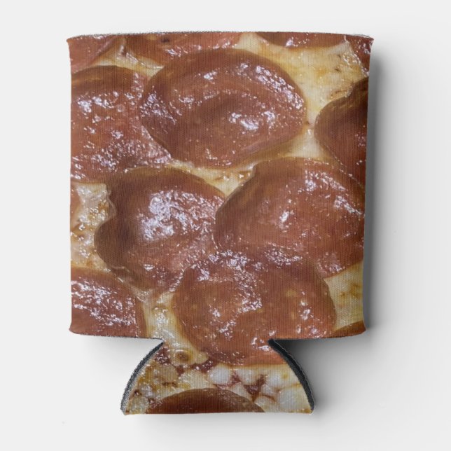 Pepperoni Pizza Can Cooler (Front)