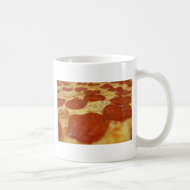 pepperoni pizza coffee mug (Right)