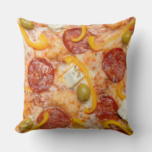 Pepperoni Pizza coussin