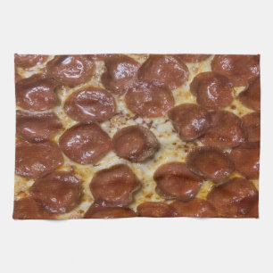 Pepperoni Pizza Kitchen Towel