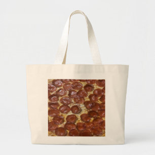 Pepperoni Pizza Large Tote Bag