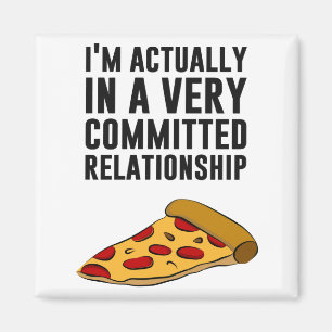 Pepperoni Pizza Love - A Serious Relationship Magnet