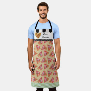 Pepperoni Pizza Love Apron